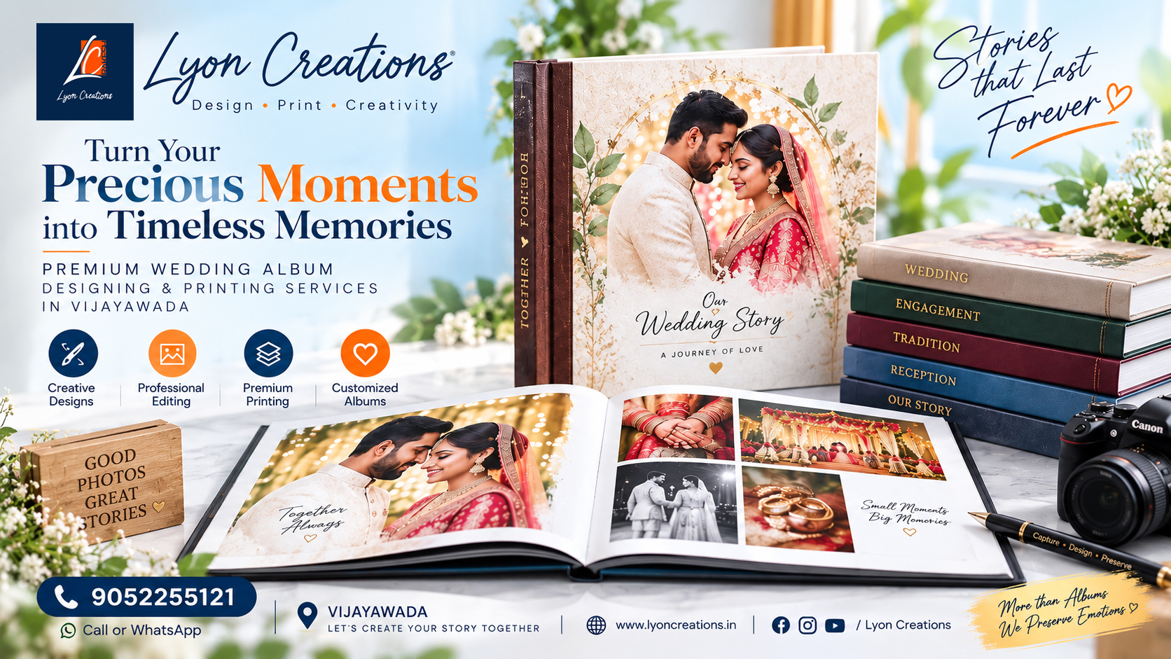 Best Wedding Album Designing & Printing Services in Vijayawada